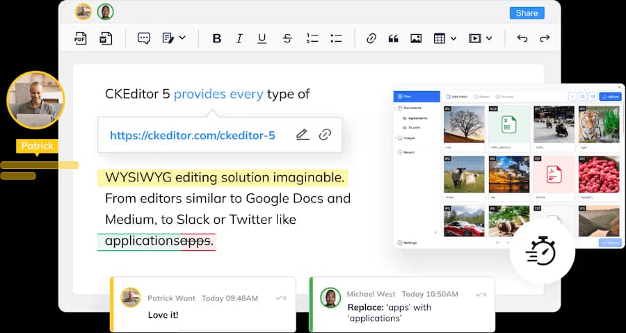 React Editor demo preview